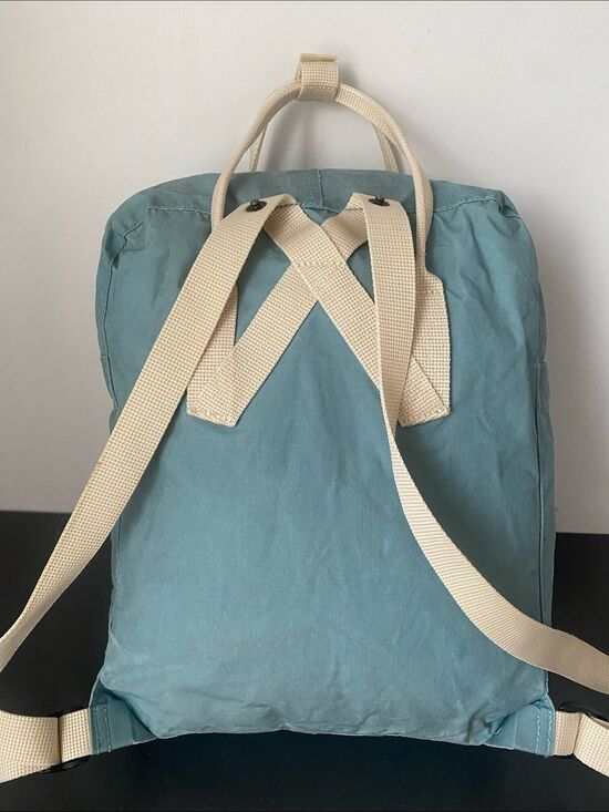 Rare Fjallraven Classic Kånken Sky Blue Backpack Laptop Pocket Everyday School main image 6